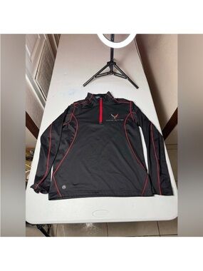 MEN'S C8 CORVETTE
STRETCH HALF ZIP
PULLOVER Sz M